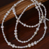 Elegant Ombre Pearl Long Beaded Necklace - floysun