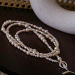 Elegant Ombre Pearl Long Beaded Necklace - floysun