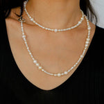 Elegant Ombre Pearl Long Beaded Necklace - floysun