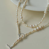 Elegant Ombre Pearl Long Beaded Necklace - floysun