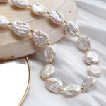 Elegant Rebellion Baroque Pearl Statement Necklace - floysun