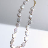 Elegant Rebellion Baroque Pearl Statement Necklace - floysun