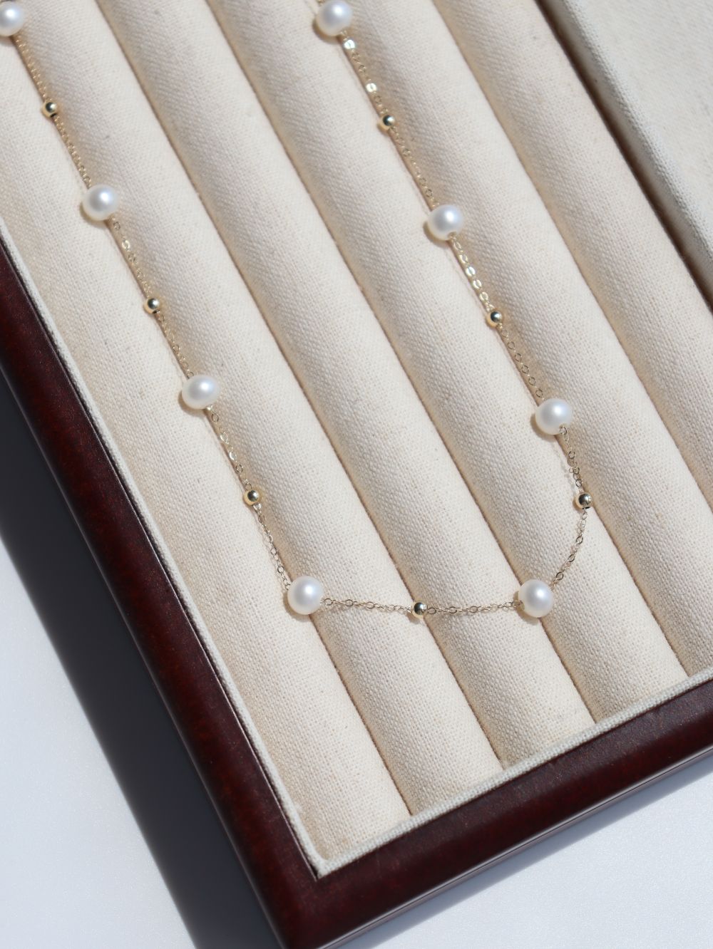 Elegant Stardust Pearl Chain Necklace - floysun