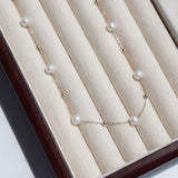 Elegant Stardust Pearl Chain Necklace - floysun