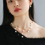 Elegant Sterling Silver Pearl Earrings - floysun