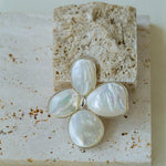 Elegant Temperament Natural White Mother - of - pearl Lilac Brooch - floysun