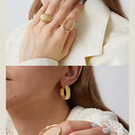 Elegant Vertical Stripe Ring - floysun