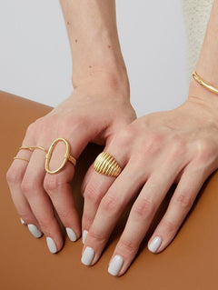 Elegant Vertical Stripe Ring - floysun