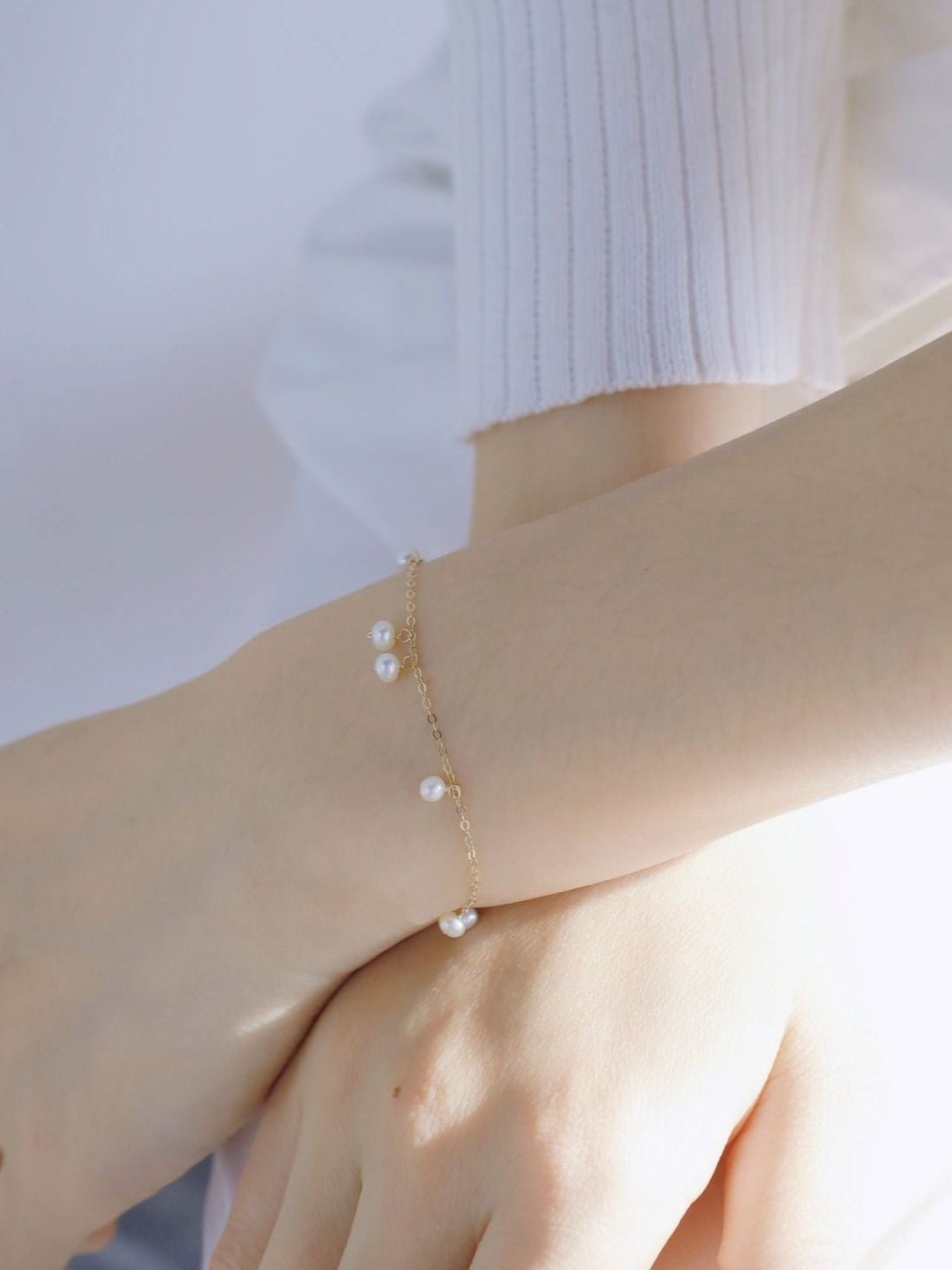 Embellished Series Classic Three Pearls Bracelet - floysun