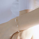 Embellished Series Classic Three Pearls Bracelet - floysun