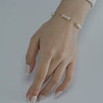 Embellished Series Classic Triple Bead Pearl Bracelet - floysun