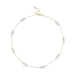 Embellished Series Double Bead Choker Necklace - floysun