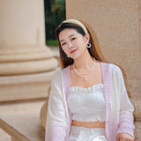 Embellished Series Double - Layer Pearl Necklace - floysun