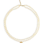 Embellished Series Double - Layer Pearl Necklace - floysun