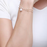 Embellished Series Double Layered Bead Bracelet - floysun