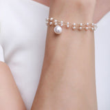 Embellished Series Double Layered Bead Bracelet - floysun