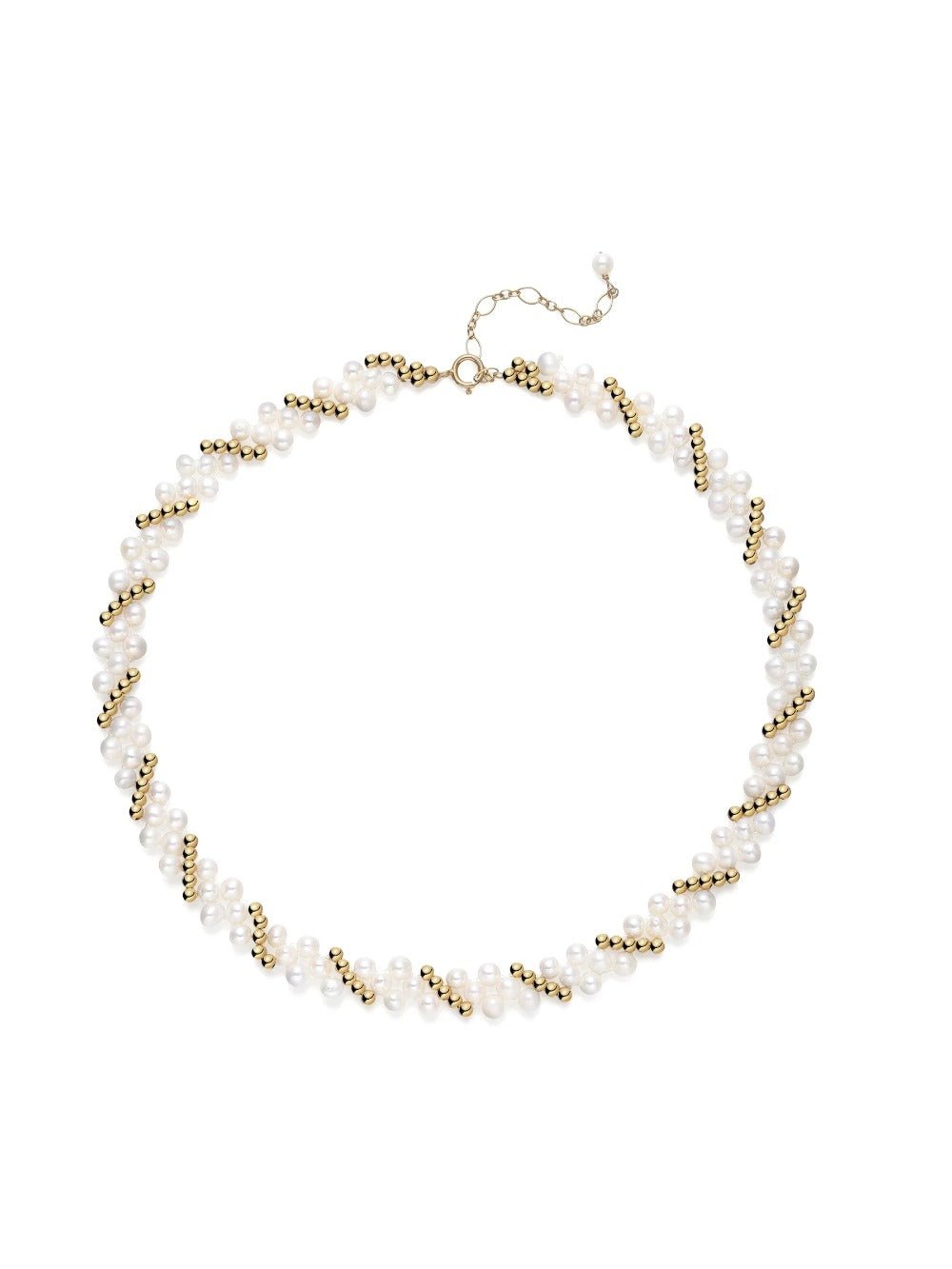 Embellished Series Gold Bead Accent Choker Necklace - floysun