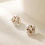 Embellished Series Lucky Clover Ear Clip Ear Studs - floysun