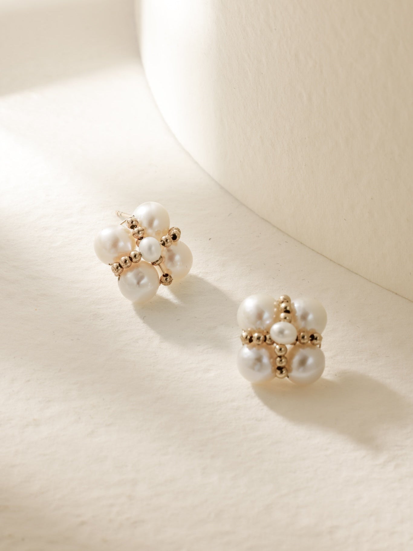 Embellished Series Lucky Clover Ear Clip Ear Studs - floysun