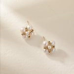 Embellished Series Lucky Clover Ear Clip Ear Studs - floysun