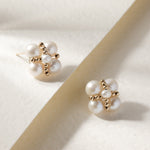 Embellished Series Lucky Clover Ear Clip Ear Studs - floysun