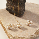 Embellished Series Lucky Clover Ear Clip Ear Studs - floysun