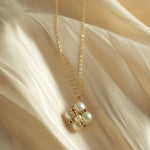 Embellished Series Lucky Clover Necklace - floysun