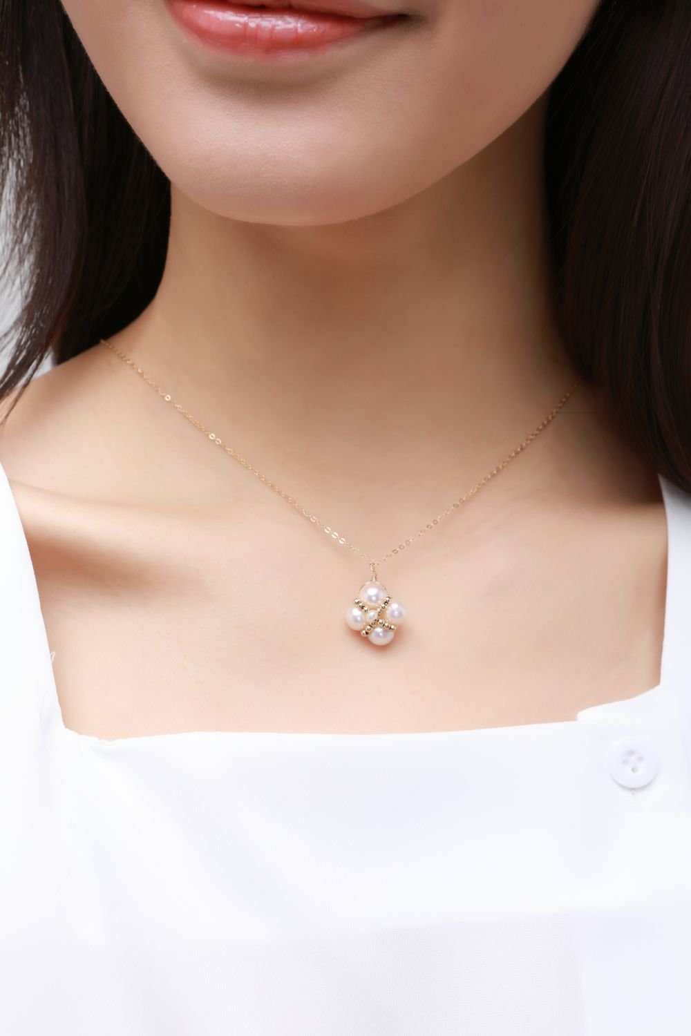 Embellished Series Lucky Clover Necklace - floysun