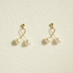 Embellished Series Mini Cherry Stud Earrings - floysun