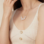 Embellished Series Pearl Cloud Necklace - floysun