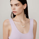 Embellished Series Pearl Cloud Necklace - floysun