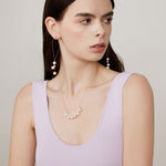 Embellished Series Pearl Cloud Necklace - floysun