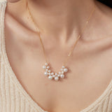 Embellished Series Pearl Cloud Necklace - floysun