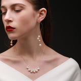 Embellished Series Pearl Cloud Necklace - floysun