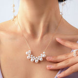 Embellished Series Pearl Cloud Necklace - floysun