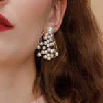 Embellished Series Planetary Orbit Studs Earrings Ear Clips - floysun