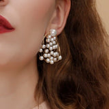 Embellished Series Planetary Orbit Studs Earrings Ear Clips - floysun