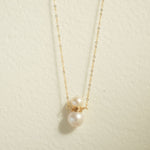 Embellished Series Snowman Pearl Pendants Necklace - floysun