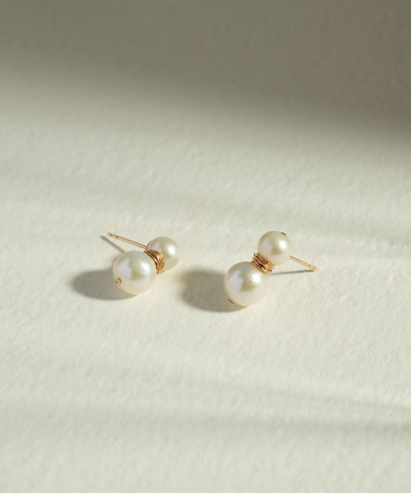 Embellished Series Snowman Pearl Studs Earrings - floysun