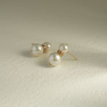 Embellished Series Snowman Pearl Studs Earrings - floysun