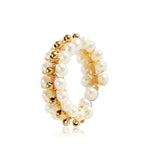 Embellishment Series Open Three - row Bead Ring - floysun