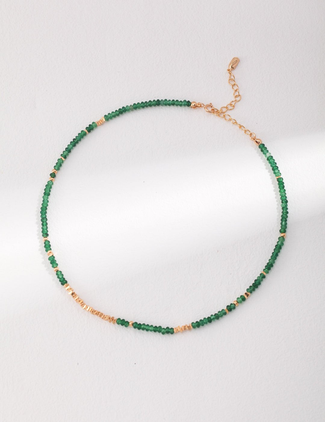 Emerald Broken Gold Bead Necklaces - floysun