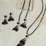 Ethnic Agate Tassel Pendant Long Lariat Necklace Traditional Meets Modern - floysun