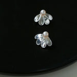 Ethnic Style Single Soma Flower Pearl Earrings - floysun