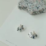 Ethnic Style Single Soma Flower Pearl Earrings - floysun