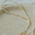 Fairy Crystal and Freshwater Pearl Woven Necklace - floysun