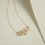 Falling Petals Series Narcissus Pearl Necklace - floysun