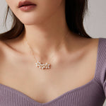 Falling Petals Series Narcissus Pearl Necklace - floysun