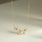 Falling Petals Series Narcissus Pearl Necklace - floysun