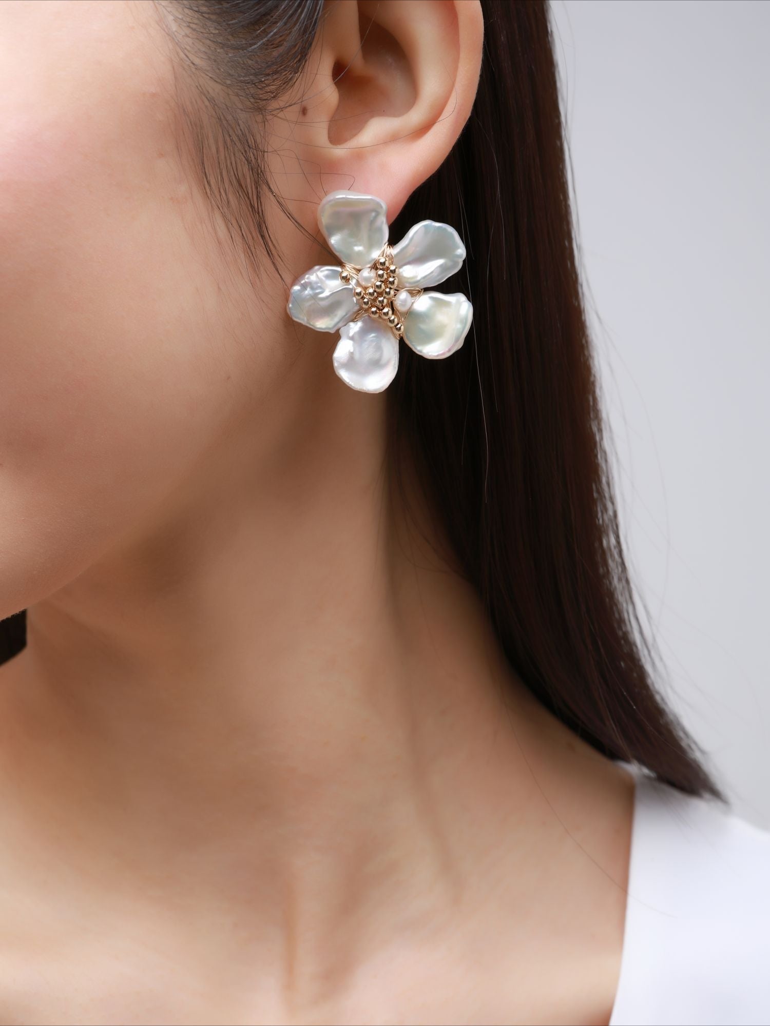 Falling Petals Series Petal Earrings - floysun